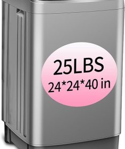 Portable Washing Machine with LED Display 25 lbs Ideal for RV Camping