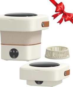 Compact Portable Washing Machine 3 Modes Mini Washer for Travel