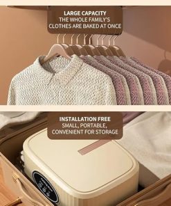 Compact Electric Clothes Dryer for Small Spaces Apartments and Travel 2