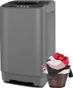 Nictemaw 20Lbs Portable Washing Machine Compact 2.8 Cu.ft with Drain Pump 2