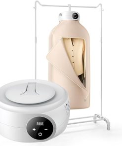 Portable Clothes Dryer with Timer and LED Display for Compact Spaces