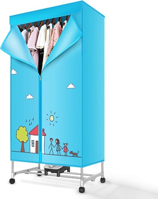 Portable Electric Clothes Dryer Double Layer Large Capacity for Dorms - Image 2