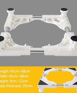 Adjustable Mobile Washing Machine Base with Multi-Functional Stand 2