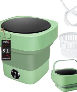 Portable Mini Washer Dryer Combo 9L Large Capacity for Travel