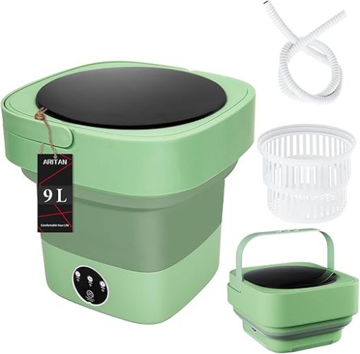 Portable Mini Washer Dryer Combo 9L Large Capacity for Travel