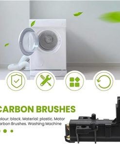 2Pcs Carbon Brushes for Whirlpool Hoover Candy Indesit Washing Machine 2