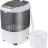 Compact Mini Washing Machine 11L Green Front Load Semi Automatic 4