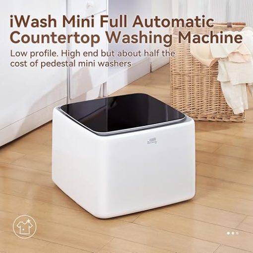 iWash 4.4Lbs Compact Portable AI Fully Automatic Washing Machine - Image 2