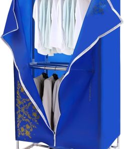 Portable 3 Tier Folding Clothes Dryer with Remote Control Features