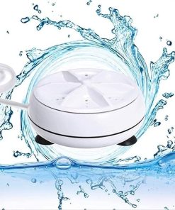 Mini Ultrasonic Portable Washing Machine for Home Travel and RV