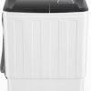 ROVSUN 110V Portable Clothes Dryer Front Load Laundry Machine 850W White 4