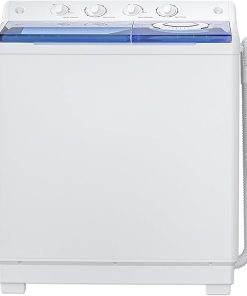 Compact Twin Tub Washing Machine 40 lbs with Built-in Drain Pump