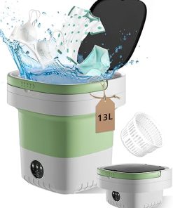 Portable Washer 13L Capacity for Clothes, Underwear, Travel Use