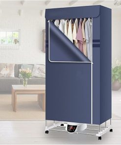 Portable Electric Clothes Dryer with Remote Control and Timer