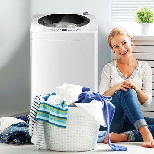 Giantex Full Automatic Portable Washing Machine and Dryer Combo 8lbs - Image 2