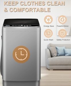 Compact Portable 25lbs Top Load Washing Machine with LED Display 2
