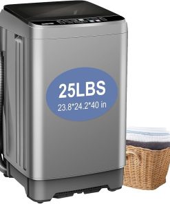 Portable Washing Machine 25 lbs LED Display Full Automatic Washer