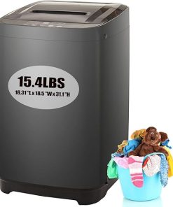 Portable Washing Machine 15.4lbs Full-Automatic Washer Dryer Combo 2