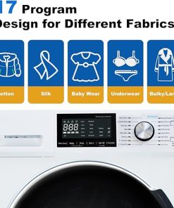 Compact 24 Inch Washer Dryer Combo 2.7 cu.ft for Apartment RV Use 2