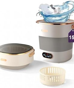 Mini Portable Washing Machine 15L Compact Washer for Travel RV