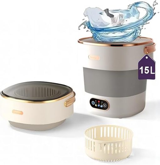 Mini Portable Washing Machine 15L Compact Washer for Travel RV