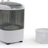 Portable Mini Washing Machine in White and Gray 1G Capacity