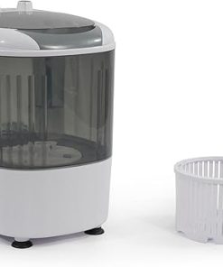 Portable Mini Washing Machine in White and Gray 1G Capacity