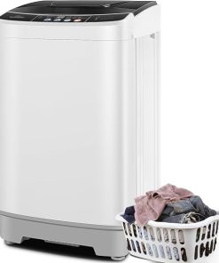 Nictemaw 20Lbs Portable Washing Machine Compact 10 Programs RV Apartment