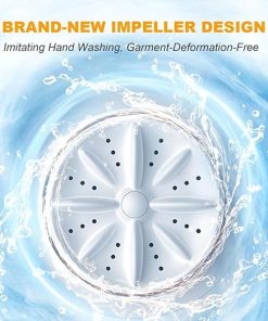 Portable Rechargeable Mini Washing Machine for Underwear and More 2