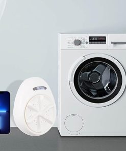 Portable Low Noise Travel Washer 120W 4 Modes 100-240V Outdoor Use