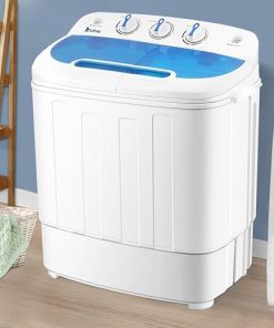 Portable Washing Machine Twin Tub 15Lbs Washer Dryer Combo