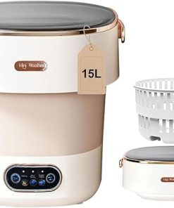 Upgraded Mini Portable Washing Machine for Small Clothes and Apartments