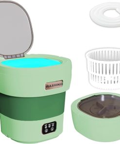 Large Intelligent 18L Portable Washing Machine for Travel and Apartments