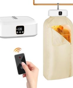 Compact Electric Clothes Dryer for Travel Apartments and Home Use