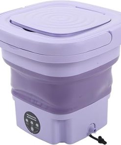 Portable Washing Machine 8L Capacity Foldable Mini Washer for Clothes