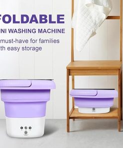 Mini Foldable Washing Machine 6.5L for Small Delicates and Travel 2