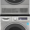 120V Washer and 220V Condensing Dryer Made in Europe with Stacking Kit