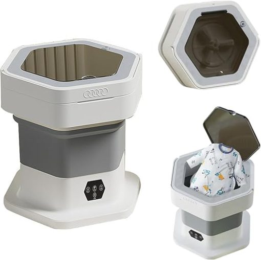 Portable 8L Mini Washing Machine for Travel RV Camping Laundry