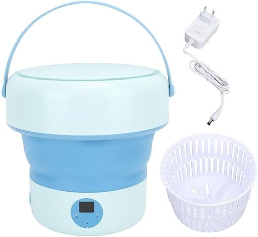 Compact Portable Washing Machine with Water Filter for Stain Removal - Image 2