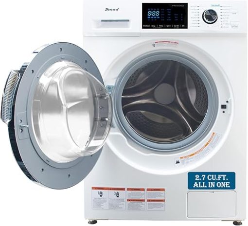 Smad 24 Inch Washer Dryer Combo 2.7 Cu Ft Ventless Washing Machine - Image 2