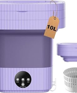 Portable 10L Mini Washing Machine for Apartments and Travel