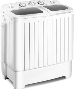 Giantex 20lbs Portable Washing Machine Twin Tub Compact Washer Spinner