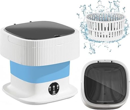 Compact 16L Portable Washing Machine for Baby Clothes and Travel