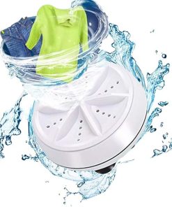 WAQIA Portable Mini Washing Machine for Travel and College Rooms