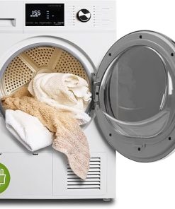 Compact 4.4 Cu Ft Heat Pump Clothes Dryer for Home or RV Laundry