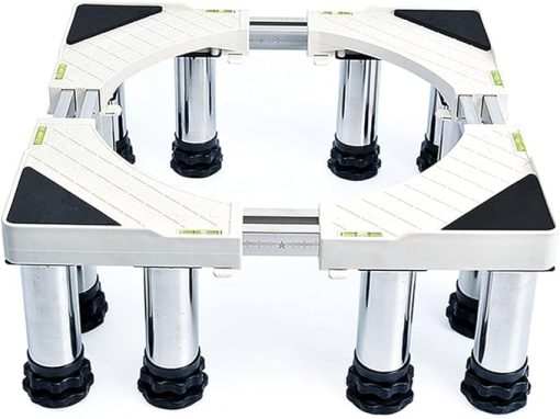 Adjustable Multi-Functional Washing Machine and Refrigerator Stand - Image 2