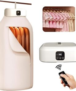Portable Clothes Dryer Compact Remote Control Travel Drying Solution 2