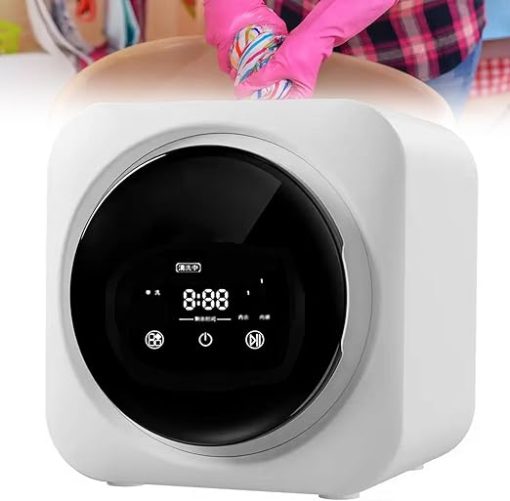 Portable Mini Washing Machine and Dryer for Travel and Small Items - Image 2