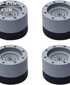 4 Pack Adjustable Height Washing Machine Foot Pads Anti Vibration Base