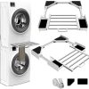 Universal Washer Dryer Stacking Kit with Pull Out Drying Rack